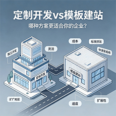 眉山建站-定制开发vs模板建站:哪种方案更适合你的企业?
