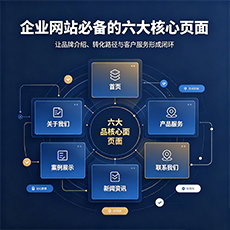 眉山建站-企业网站必备的六大核心页面